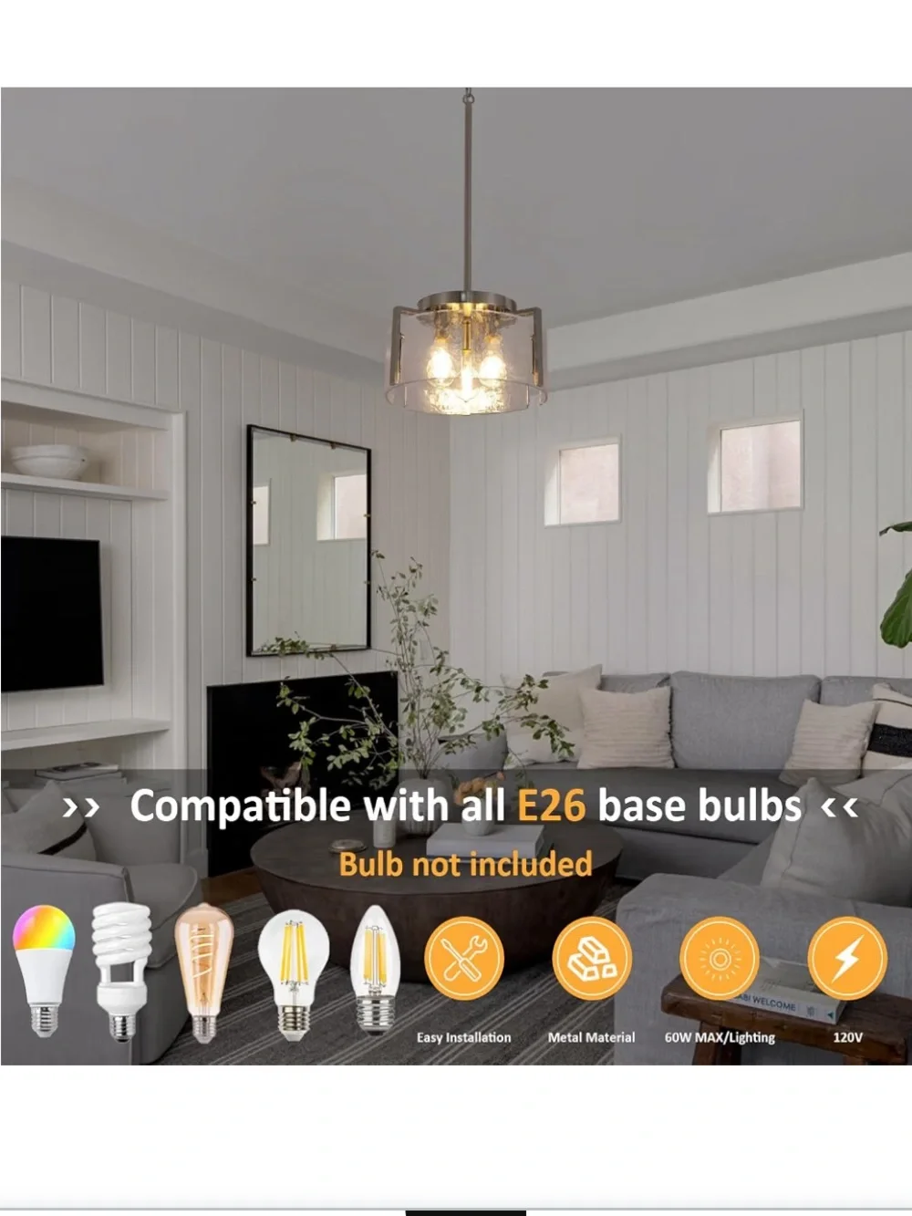 N/A nickel chandeliers